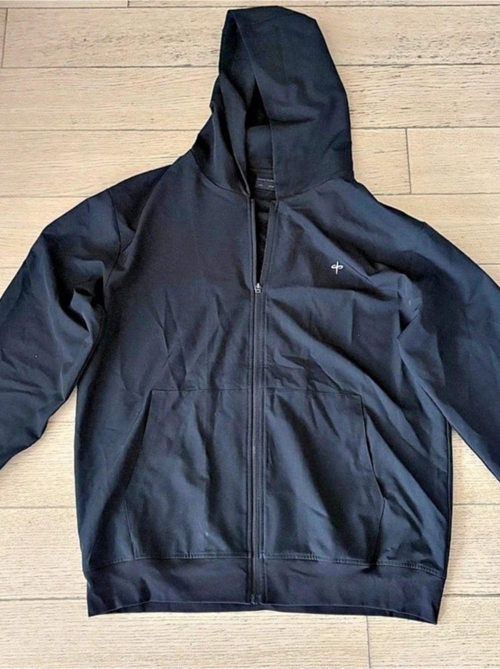 Santo Studio Tempo Tech Zip Jacket Black Size Large